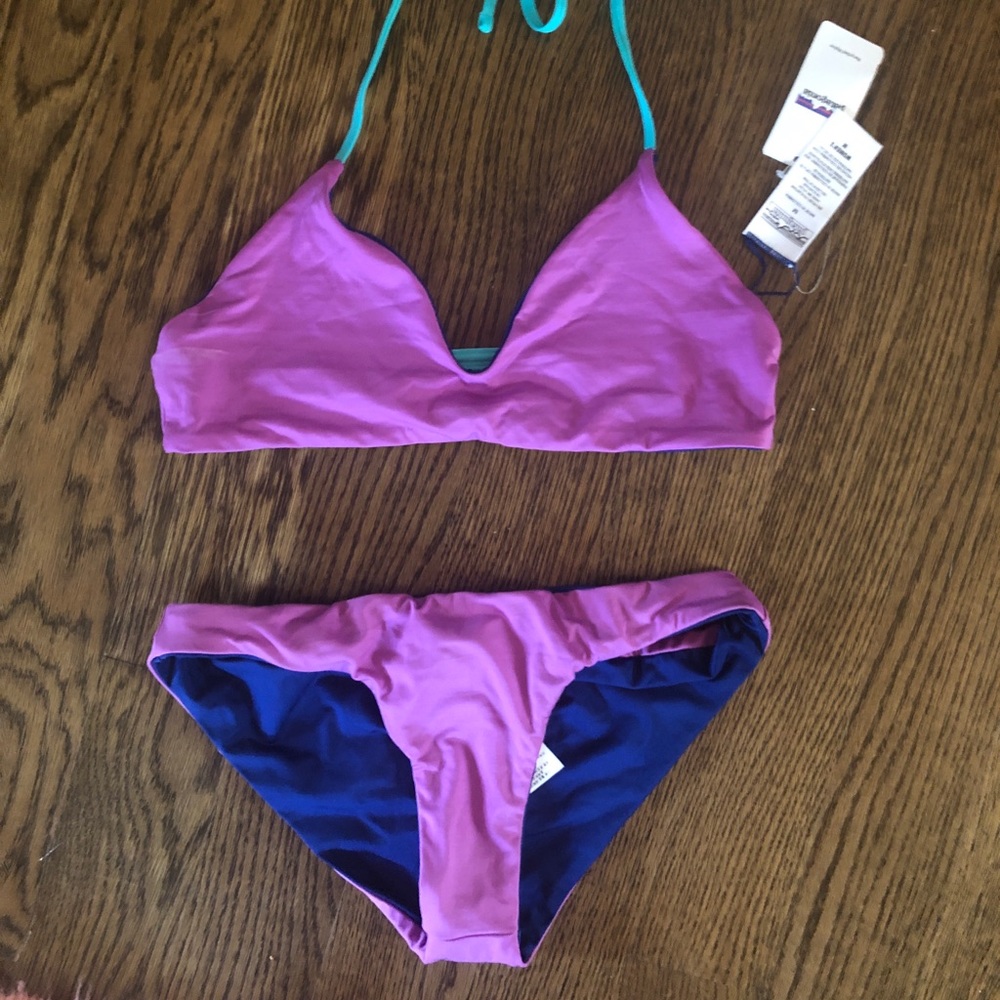 Patagonia reversible color bikini. Never worn.
